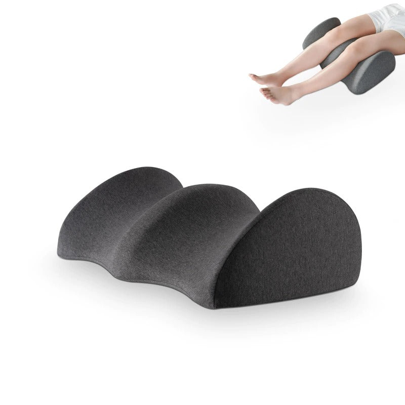 Charcoal Infused Memory Foam Knee Pillow with Cooling Gel Help Side Sleepers  Align Spine Back Pain Relief Orthopedic Leg Cushion