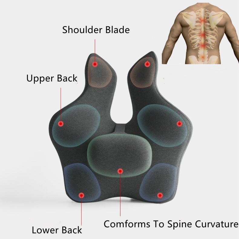 Lumbar Roll Support Cushion For Lower Back Pain Relief